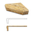 Scabos Travertine Handmade Corner Shelf Accessories